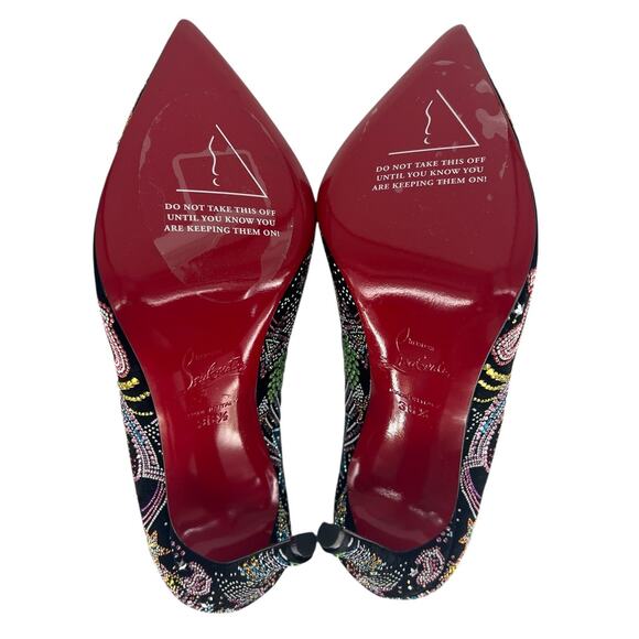 Christian Louboutin Limited Edition Hot Chick Starlight Embellished Pumps 100MM - Picture 16 of 16